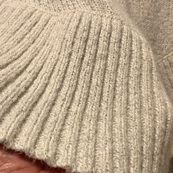 Maison Jules Cream Knit Poncho - Picture 7 of 10